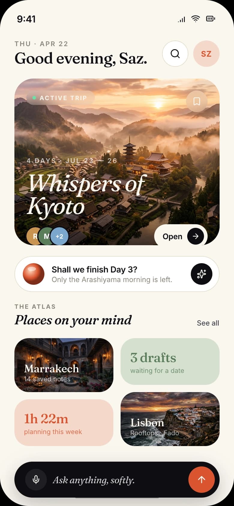 Kiqora trip overview